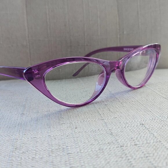 Zenni Optics Women Eyeglasses Frame Cat Eye Fuchsia Color Glasses Eye Wear - Picture 1 of 12